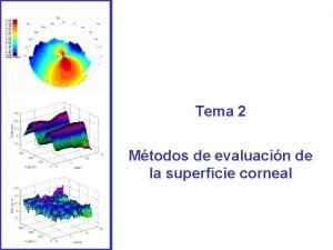 Patrones topograficos corneales