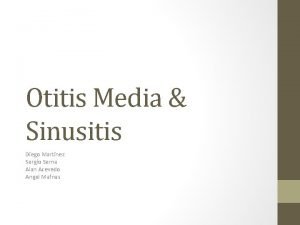 Classification of otitis media