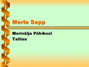Merle Sepp Merivlja Phikool Tallinn ARHITEKTUUR Kunstipetus 4