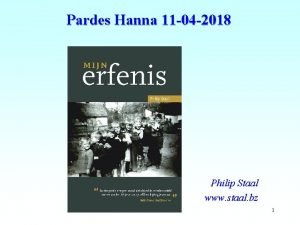 Pardes Hanna 11 04 2018 Philip Staal www