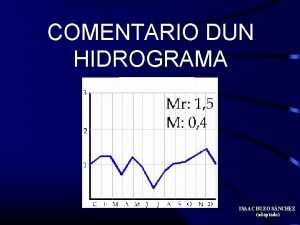 COMENTARIO DUN HIDROGRAMA ISAAC BUZO SNCHEZ adaptado P