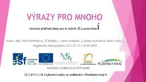 VRAZY PRO MNOHO Strun pehled ltky pro 6