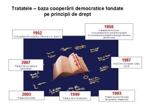 Tratatele baza cooperrii democratice fondate pe principii de