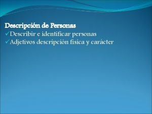 Jennifer lopez descripcion fisica Jennifer lopez descripcion fisica