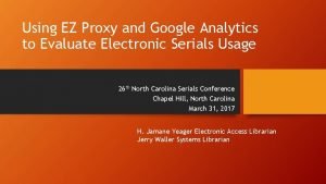 Google analytics proxy