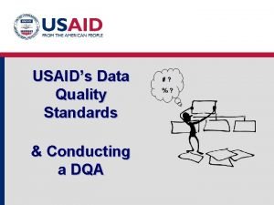 Usaid data quality standards