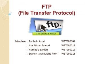 Wet file transfer