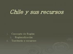 Nombre de las regiones de chile