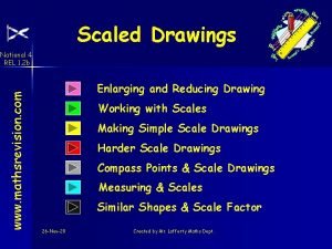Scaled Drawings www mathsrevision com National 4 REL