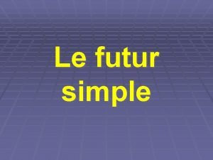 Futur formation
