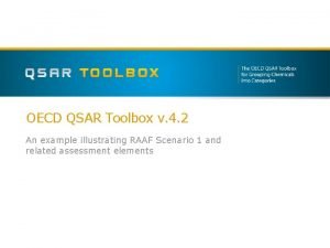 OECD QSAR Toolbox v 4 2 An example