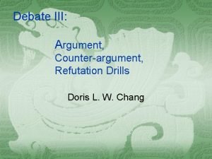 Counterargument def