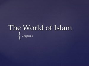 Chapter 6 the world of islam answer key