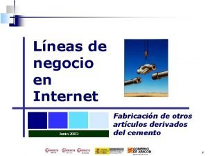 Lneas de negocio en Internet Junio 2003 Fabricacin