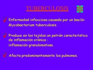 Tuverculosis pulmonar