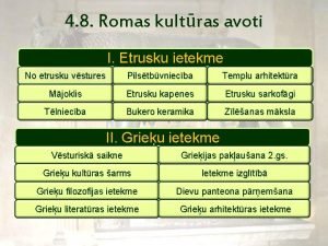 4 8 Romas kultras avoti I Etrusku ietekme