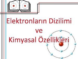 Elektronlarn Dizilimi ve Kimyasal zellikleri Elektronlarn Dizilimi ve