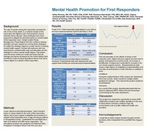 Mental Health Promotion for First Responders Kelley Rumsey