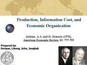 Production information costs and economic organization