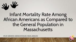 Infant Mortality Rate Among African Americans as Compared