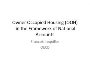 Owner occupied housing gdp