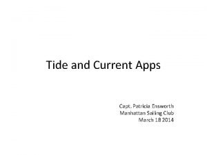 Tide alert app