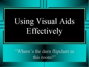 Transparencies visual aids