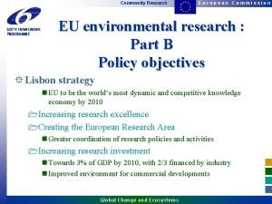 European commission community research