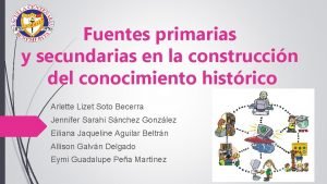 Ejemplos de fuentes primarias y secundarias