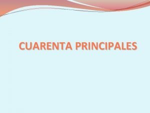 CUARENTA PRINCIPALES 20 PINTORES Duccio di Buoninsegna 1255