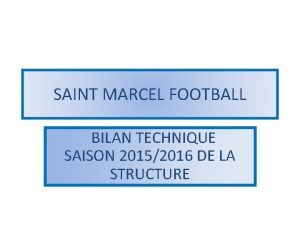 Foot salle saint marcel