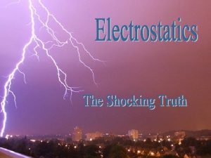 What is Electrostatics Definition Electricity at rest stationary