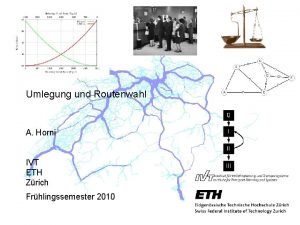 Umlegung und Routenwahl A Horni IVT ETH Zrich