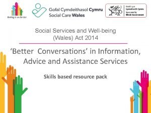Social services and wellbeing (wales) act 2014 easy read