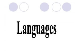 Language definition
