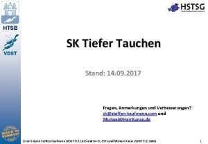 HTSB SK Tiefer Tauchen Stand 14 09 2017