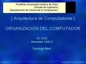 Pontificia Universidad Catlica de Chile Escuela de Ingeniera