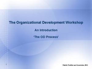 Organizational development workshop