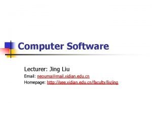 Jing software operating system