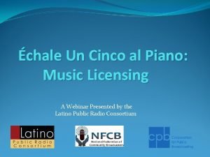 chale Un Cinco al Piano Music Licensing A