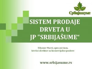 Srbijašume licitacija