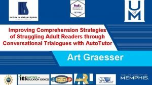 Improving Comprehension Strategies of Struggling Adult Readers through