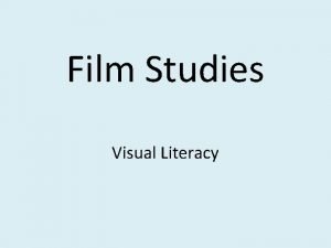 Visual literacy in film