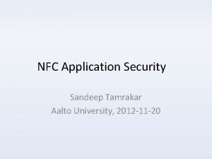 Nfc tag type