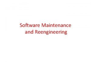 Perfective maintenance in software engineering