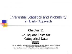 Inferential Statistics and Probability a Holistic Approach Chapter