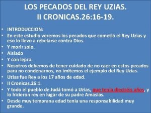 Conclusión del pecado