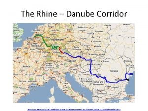 Does the danube connect to the rhine