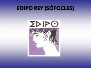 Edipo rey biografia