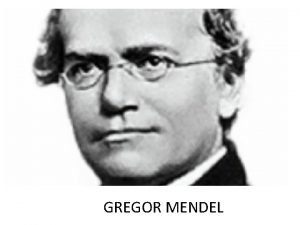 Gregor mendel
